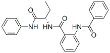 Benzamide, 2-(benzoylamino)-N-[(1S)-1-[(phenylamino)carbonyl]propyl]- (9CI) Struktur