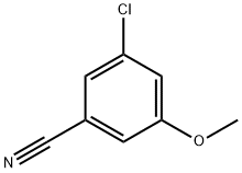 3-chloro-5-methoxybenzonitrile Struktur