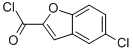 2-Benzofurancarbonyl chloride, 5-chloro- (9CI) Struktur