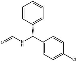 N-[(R)-(4-chlorophenyl)phenylMethyl]ForMaMide Struktur