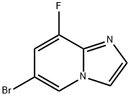 6-Bromo-8-fluoroimidazo[1,2-a]pyridine Struktur