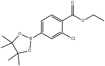 (3-CHLORO-4-ETHOXYCARBONYL)BENZENEBORONIC ACID Struktur