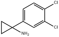 Cyclopropanamine, 1-(3,4-dichlorophenyl)- Struktur