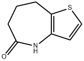 4,6,7,8-TETRAHYDRO-THIENO[3,2-B]AZEPIN-5-ONE Struktur