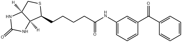 1H-Thieno[3,4-d]iMidazole-4-pentanaMide, N-(3-benzoylphenyl)hexahydro-2-oxo-, (3aS,4S,6aR)- Struktur