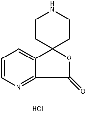 Spiro[furo[3,4-b]pyridine-5(7H),4'-piperidin]-7-one hydrochloride Struktur