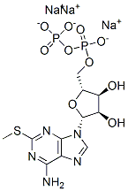 2-(METHYLTHIO)ADENOSINE 5'-DIPHOSPHATE TRISODIUM SALT 2-(METHYLTHIO)ADENOSINE 5'-DIPHOSPHATE TRISODIUM SALT 2-(METHYLTH Struktur