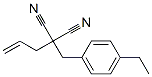 Propanedinitrile, [(4-ethylphenyl)methyl]-2-propenyl- (9CI) Struktur