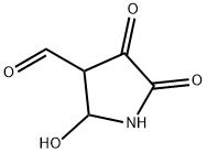 3-Pyrrolidinecarboxaldehyde, 2-hydroxy-4,5-dioxo- (9CI) Struktur