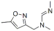 Methanimidamide, N,N-dimethyl-N-[(5-methyl-3-isoxazolyl)methyl]- (9CI) Struktur