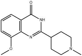 4(1H)-Quinazolinone,  8-methoxy-2-(1-methyl-4-piperidinyl)-  (9CI) Struktur