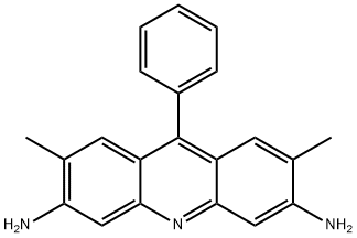 2,7-Dimethyl-9-phenyl-3,6-acridinediamine Struktur