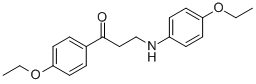 3-(4-ETHOXYANILINO)-1-(4-ETHOXYPHENYL)-1-PROPANONE Struktur