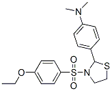 Thiazolidine, 2-[4-(dimethylamino)phenyl]-3-[(4-ethoxyphenyl)sulfonyl]- (9CI) Struktur