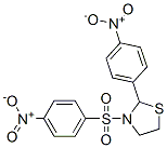 Thiazolidine, 2-(4-nitrophenyl)-3-[(4-nitrophenyl)sulfonyl]- (9CI) Struktur