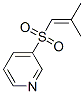 Pyridine, 3-[(2-methyl-1-propenyl)sulfonyl]- (9CI) Struktur