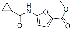 2-Furancarboxylicacid,5-[(cyclopropylcarbonyl)amino]-,methylester(9CI) Struktur