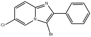 3-Bromo-6-chloro-2-phenyl-imidazo[1,2-a]pyridine Struktur