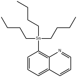 QUINOLINE-8-TRIBUTYLSTANNANE Struktur