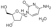 [1'-13C]2'-DEOXYCYTIDINE MONOHYDRATE Struktur