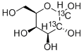 D-[1,2-13C2]GALACTOSE Struktur