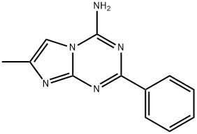 7-METHYL-2-PHENYL-IMIDAZO[1,2-A][1,3,5]TRIAZIN-4-YLAMINE Struktur