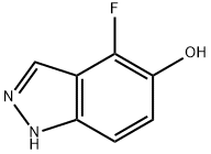 1H-Indazol-5-ol, 4-fluoro- (9CI) Struktur