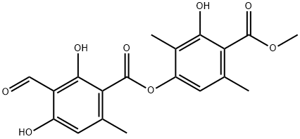 3-ホルミル-2,4-ジヒドロキシ-6-メチル安息香酸3-ヒドロキシ-4-(メトキシカルボニル)-2,5-ジメチルフェニル