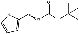 Carbamic acid, (2-thienylmethylene)-, 1,1-dimethylethyl ester (9CI) Struktur