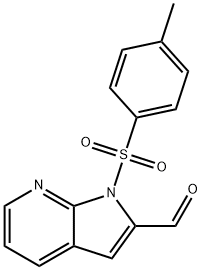 1H-Pyrrolo[2,3-b]pyridine-2-carboxaldehyde, 1-[(4-methylphenyl)sulfonyl]- Struktur