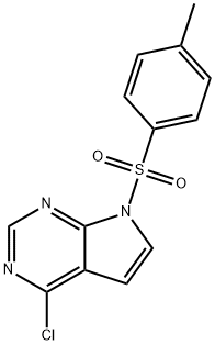 4-Chloro-7-tosyl-7H-pyrrolo[2,3-d]pyrimidine Struktur