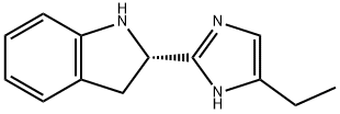 1H-Indole,2-(4-ethyl-1H-imidazol-2-yl)-2,3-dihydro-,(2S)-(9CI) Struktur