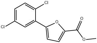 METHYL 5-(2 5-DICHLOROPHENYL)-2-FUROATE& Struktur