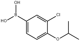 3-氯-4-異丙氧基苯基硼酸 結(jié)構(gòu)式