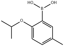 2-ISOPROPOXY-5-METHYLPHENYLBORONIC ACID Struktur