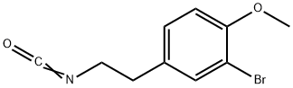 3-BROMO-4-METHOXYPHENETHYL ISOCYANATE Struktur