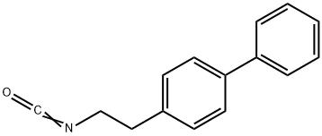 2-(4-BIPHENYL)ETHYL ISOCYANATE  97 Struktur