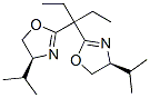 (4S,4'S)-(-)-2,2'-(1-ETHYLPROPYLIDENE)BIS(4,5-DIHYDRO-4-ISOPROPYLOXAZOLE) Struktur