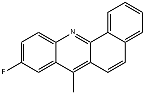 9-Fluoro-7-methylbenz[c]acridine Struktur