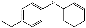 Benzene, 1-(2-cyclohexen-1-yloxy)-4-ethyl- (9CI) Struktur