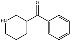 phenyl(piperidin-3-yl)methanone Struktur