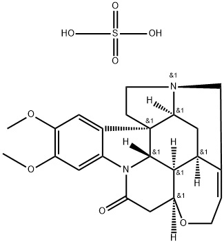 2,3-ジメトキシストリキニジン-10-オン·0.5硫酸 化學(xué)構(gòu)造式