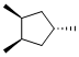 CIS,CIS,TRANS-1,2,4-TRIMETHYLCYCLOPENTANE Struktur