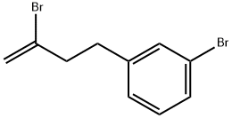 2-Bromo-4-(3-bromophenyl)but-1-ene Struktur