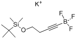 POTASSIUM 4-(TERT-BUTYLDIMETHYLSILYLOXY)BUT-1-YNYLTRIFLUOROBORATE Struktur