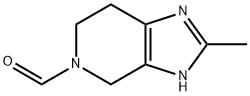 5H-Imidazo[4,5-c]pyridine-5-carboxaldehyde,  1,4,6,7-tetrahydro-2-methyl-  (9CI) Struktur