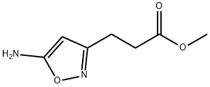 3-Isoxazolepropanoicacid,5-amino-,methylester(9CI) Struktur