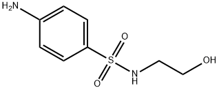 4-AMINO-N-(2-HYDROXYETHYL)BENZENESULFONAMIDE Struktur