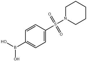 4-(1-PIPERIDINYLSULFONYL)PHENYLBORONIC ACID Struktur