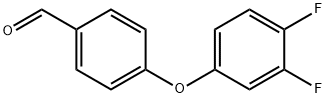 4'-(3,4-DIFLUOROPHENOXY)BENZALDEHYDE Struktur